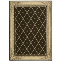Nourison Ashton House Diamond Area Rug - Brown Size - 9.6 x 13 ft. Nourison Ashton House Diamond Area Rug - Brown Size - 9.6 x 13 ft.