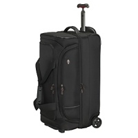 Compact and sleek, this bag is made for tough travel. Gusseted front pocket with zippered mesh pocket and key fob. Removable padded shoulder strap. Rear zippered pocket with bottom zipper converts to a sleeve for sliding over wheeled handle system. Compact and sleek, this bag is made for tough travel. Gusseted front pocket with zippered mesh pocket and key fob. Removable padded shoulder strap. Rear zippered pocket with bottom zipper converts to a sleeve for sliding over wheeled handle system.