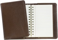 Graphic Image Wire-O-Notebook, Goatskin Leather, 4-Inches, Mocha (JS4MRBLGTIMOC) Graphic Image Wire-O-Notebook, Goatskin Leather, 4-Inches, Mocha (JS4MRBLGTIMOC)