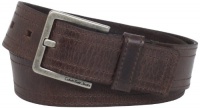 Calvin Klein Men's 40mm Flat Strap with Double Stitched Edge and Buckle Calvin Klein Men's 40mm Flat Strap with Double Stitched Edge and Buckle