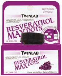 Twinlab Resveratrol Max Dots, 60 Count Twinlab Resveratrol Max Dots, 60 Count