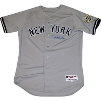 Steiner Sports MLB New York Yankees Derek Jeter 2009 Authentic Road Jersey with Inaugural Year Patch- Signed on Front Steiner Sports MLB New York Yankees Derek Jeter 2009 Authentic Road Jersey with Inaugural Year Patch- Signed on Front