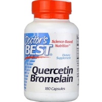 Doctor's Best Quercetin/Bromelain Capsules, 180-Count Doctor's Best Quercetin/Bromelain Capsules, 180-Count