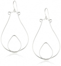 Lotus Jewelry Studio Sterling Silver or 14k Gold-Filled Teardrop Renaissance Hoop Earrings