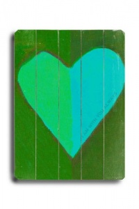 Heart 12x16 Artistic Planked Wood Sign by Lisa Weedn Heart 12x16 Artistic Planked Wood Sign by Lisa Weedn