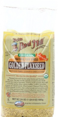 Bob's Red Mill Organic Golden Flaxseeds, 24-Ounce Packages (Pack of 4) Bob's Red Mill Organic Golden Flaxseeds, 24-Ounce Packages (Pack of 4)