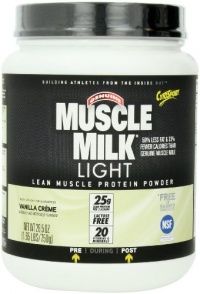 CytoSport Muscle Milk Light, Vanilla Creme, 1.65 Pound CytoSport Muscle Milk Light, Vanilla Creme, 1.65 Pound
