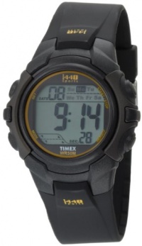 Timex Men's T5K457 1440 Sports Digital Black/Yellow Resin Strap Watch Timex Men's T5K457 1440 Sports Digital Black/Yellow Resin Strap Watch