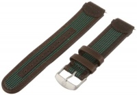 Timex Men's Q7B810 Expedition Sport Genuine Leather 18mm Brown and Green Replacement Watchband Timex Men's Q7B810 Expedition Sport Genuine Leather 18mm Brown and Green Replacement Watchband