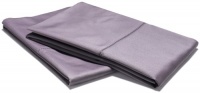 Pinzon Hemstitch 400-Thread-Count Egyptian Cotton Sateen Standard Pillowcase, Set of 2, Plum Pinzon Hemstitch 400-Thread-Count Egyptian Cotton Sateen Standard Pillowcase, Set of 2, Plum