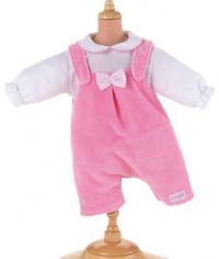 Corolle Mon Premier 12 Doll Fashions (Pink Overalls Set)