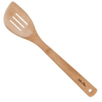 Helen Chen's Asian Kitchen 13-inch Slotted Bamboo Stir Fry Spatula Helen Chen's Asian Kitchen 13-inch Slotted Bamboo Stir Fry Spatula