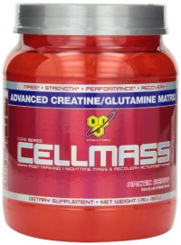 BSN Cellmass Creatine Post-Training NightTime Mass and Recovery Activator, Arctic Berry, 1.76 Pound