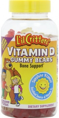 L'il Critters Gummy Bears with Vitamin D, 190 Count L'il Critters Gummy Bears with Vitamin D, 190 Count