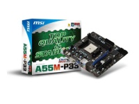 MSI A55M-P33 FM1 AMD A55 Micro ATX AMD Motherboard MSI A55M-P33 FM1 AMD A55 Micro ATX AMD Motherboard