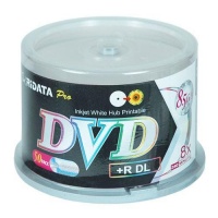 Ritek Ridata DRD+858-RDIWN-CB50 DVD+R Dual Layer (DL) 8X White Inkjet Hub Printable Double Layer Blank DVD Plus R Media Discs 50 Pack Cake Box Ritek Ridata DRD+858-RDIWN-CB50 DVD+R Dual Layer (DL) 8X White Inkjet Hub Printable Double Layer Blank DVD Plus R Media Discs 50 Pack Cake Box