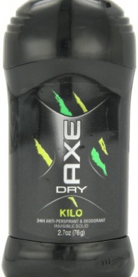 AXE DRY AntiPerspirant & Deodorant, Invisible Solid, Kilo 2.7 Ounce AXE DRY AntiPerspirant & Deodorant, Invisible Solid, Kilo 2.7 Ounce