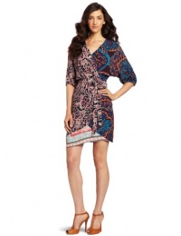 Plenty by Tracy Reese Women's Patchwork Print Surplice Dress, Multi, Small Plenty by Tracy Reese Women's Patchwork Print Surplice Dress, Multi, Small