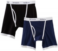Fruit of the Loom Men's 2 Pack Active Ringer Boxer Brief Fruit of the Loom Men's 2 Pack Active Ringer Boxer Brief