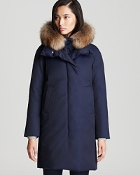 Warm up to high fashion this season with a Theory jacket. A plush raccoon fur collar and interior vest provide added warmth in the most stylish of ways. Warm up to high fashion this season with a Theory jacket. A plush raccoon fur collar and interior vest provide added warmth in the most stylish of ways.