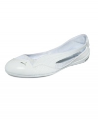 Stay light on your feet with the sweet style of the Winning Diva ballerina flats by Puma. Breathable and ultra-comfortable, they're a weekend or post-workout essential. Stay light on your feet with the sweet style of the Winning Diva ballerina flats by Puma. Breathable and ultra-comfortable, they're a weekend or post-workout essential.