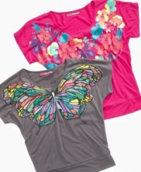 Her style will never look drab when she's dressing in these dolman tees from Epic Threads. (Clearance)