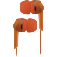 Coby CVE56ORG jammerz Moods Colorful Isolation Stereo Earphones, Orange