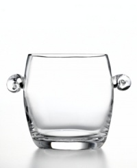 A clear winner for timeless style and versatility, the Michelangelo Masterpiece ice bucket is an invaluable addition to home bars and party tables. Featuring a classic silhouette in luminous, lead-free glass from Luigi Bormioli's collection of serveware. A clear winner for timeless style and versatility, the Michelangelo Masterpiece ice bucket is an invaluable addition to home bars and party tables. Featuring a classic silhouette in luminous, lead-free glass from Luigi Bormioli's collection of serveware.