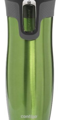 Contigo AUTOSEAL Stainless Steel Vacuum Insulated Tumbler, 16 Ounces, Green Contigo AUTOSEAL Stainless Steel Vacuum Insulated Tumbler, 16 Ounces, Green