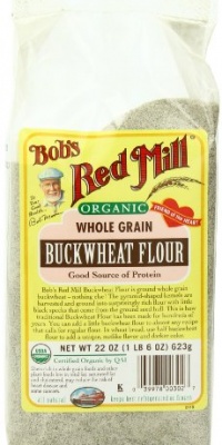 Bob's Red Mill Organic Buckwheat Flour, 22-Ounce (Pack of 4)