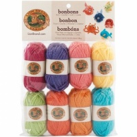 Lion Brand Yarn 601-610 Bonbons Yarn, Brights Lion Brand Yarn 601-610 Bonbons Yarn, Brights