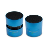 Marware UpSurge Rechargable Mini Speaker with 3.5mm Headphone/Audio Jack, Blue Marware UpSurge Rechargable Mini Speaker with 3.5mm Headphone/Audio Jack, Blue