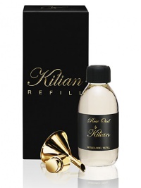 From the Arabian Night's Collection. Rose Oud is a more feminine interpretation of oud, layering the luxurious petals of the Turkish rose with Kilian's original Pure Oud scent. This unusual combination of rose with oud in a fragrance gives birth to a scent that is both mysterious and opulent yet comfortably familiar. Includes funnel. 1.7 oz. From the Arabian Night's Collection. Rose Oud is a more feminine interpretation of oud, layering the luxurious petals of the Turkish rose with Kilian's original Pure Oud scent. This unusual combination of rose with oud in a fragrance gives birth to a scent that is both mysterious and opulent yet comfortably familiar. Includes funnel. 1.7 oz.