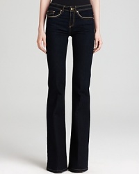Rachel Zoe brings glamour to your every day with these stretch bootcut jeans boasting gold piping along the pockets for day-to-night luxe. Rachel Zoe brings glamour to your every day with these stretch bootcut jeans boasting gold piping along the pockets for day-to-night luxe.