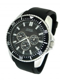 Guess Men's U10609G1 Black Stainless-Steel Quartz Watch with Black Dial