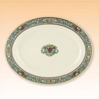 Lenox Autumn 13-Inch Gold-Banded Fine China Platter Lenox Autumn 13-Inch Gold-Banded Fine China Platter
