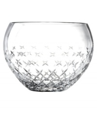 With lightly etched stars in luxe crystal, the Hollywood Hills rose bowl from Lauren Ralph Lauren brings a touch of glamor to any setting. With lightly etched stars in luxe crystal, the Hollywood Hills rose bowl from Lauren Ralph Lauren brings a touch of glamor to any setting.