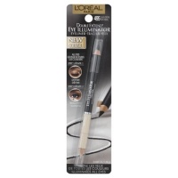 L'Oreal Paris Double Extend Eye Illuminator Eye Liner for All Eyes, Black Crystal, 0.048 Fluid Ounce L'Oreal Paris Double Extend Eye Illuminator Eye Liner for All Eyes, Black Crystal, 0.048 Fluid Ounce
