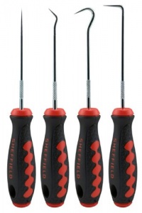 Sheffield Tools 58780 Hook And Pick Set, 4 Piece Sheffield Tools 58780 Hook And Pick Set, 4 Piece