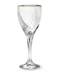 For nearly 150 years, Lenox has been renowned throughout the world as a premier designer and manufacturer of fine china, accessories, and stemware. In brilliantly faceted crystal accented with gold or platinum, the gold-accented, gracefully twirled Debut Gold wine glasses collection provides an impeccable accompaniment to your formal china and flatware. For nearly 150 years, Lenox has been renowned throughout the world as a premier designer and manufacturer of fine china, accessories, and stemware. In brilliantly faceted crystal accented with gold or platinum, the gold-accented, gracefully twirled Debut Gold wine glasses collection provides an impeccable accompaniment to your formal china and flatware.