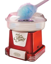 Nostalgia Electrics PCM-805RETRORED Retro Series Hard & Sugar-Free Candy Cotton Candy Maker Nostalgia Electrics PCM-805RETRORED Retro Series Hard & Sugar-Free Candy Cotton Candy Maker