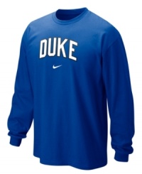 Be a part of the team in this Nike Duke Blue Devils NCAA shirt. Be a part of the team in this Nike Duke Blue Devils NCAA shirt.