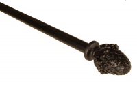 BCL Drapery Hardware 58CN48B Leaf Curtain Rod Set BCL Drapery Hardware 58CN48B Leaf Curtain Rod Set