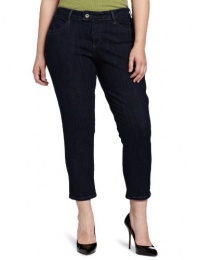 Levi's Women's Plus-Size Classic Demi Curve Slim Crop Jean, Pure Rigid, 16/Medium