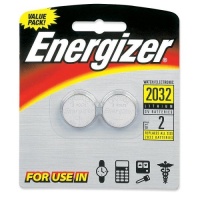 Energizer Watch/Electronic Batteries, 3 Volts, 2032, 2 batteries (Lithium Button Cell) Energizer Watch/Electronic Batteries, 3 Volts, 2032, 2 batteries (Lithium Button Cell)