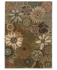 Truly a whimsical tale of color, the Odyssey area rug from Sphinx is cross-woven of 36 different colors which gives its floral pattern incredible depth and textural interest. Intricately woven of pure polypropylene for exquisite strength and softness. Truly a whimsical tale of color, the Odyssey area rug from Sphinx is cross-woven of 36 different colors which gives its floral pattern incredible depth and textural interest. Intricately woven of pure polypropylene for exquisite strength and softness.