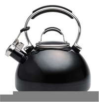 KitchenAid Teakettle 2-Quart Gourmet Essentials Porcelain Enamel Kettle , Black KitchenAid Teakettle 2-Quart Gourmet Essentials Porcelain Enamel Kettle , Black