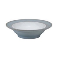 Denby Mist Wide Rimmed Soup/Cereal Bowls, Set of 4 Denby Mist Wide Rimmed Soup/Cereal Bowls, Set of 4