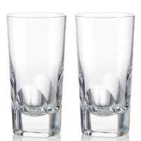 Rogaska Crystal Manhattan Highball Large Set Of 2