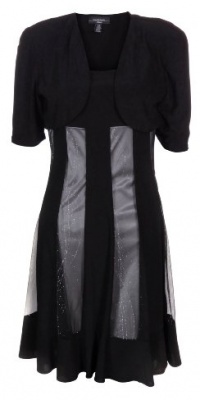 R&M Richards Women's Jersey Panel Skirt Dress Set R&M Richards Women's Jersey Panel Skirt Dress Set